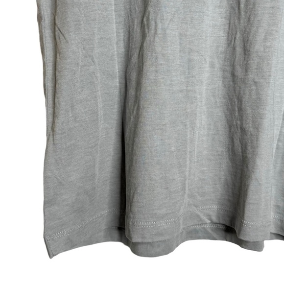 Chaser Heather Light Gray Short Sleeve Crew Neck T-shirt Sample Tag Medium M - Picture 9 of 15